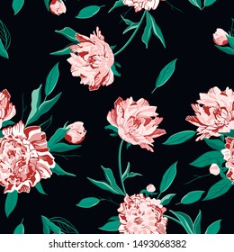 Seamless Floral Pattern in vector
