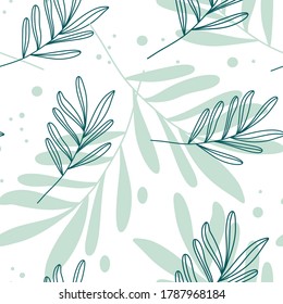 Seamless Floral Pattern in vector