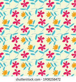 Seamless Floral Pattern in vector