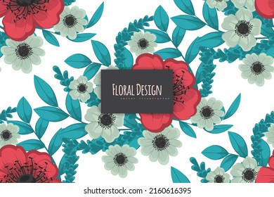 Seamless Floral Pattern in vector