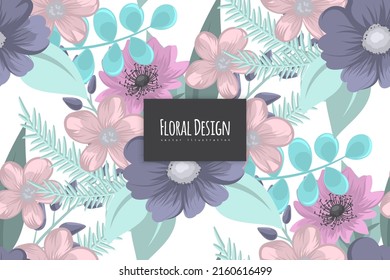 Seamless Floral Pattern in vector