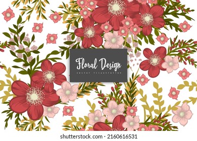 Seamless Floral Pattern in vector