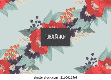 Seamless Floral Pattern in vector