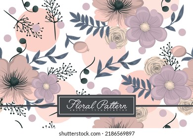 Seamless Floral Pattern in vector