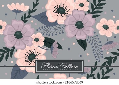 Seamless Floral Pattern in vector