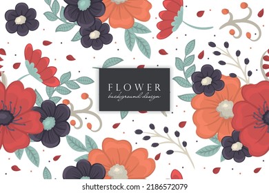 Seamless Floral Pattern in vector