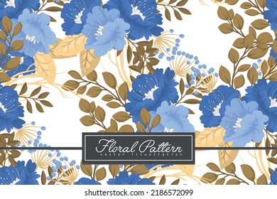 Seamless Floral Pattern in vector