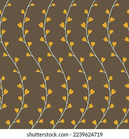 Seamless Floral Pattern in Vector