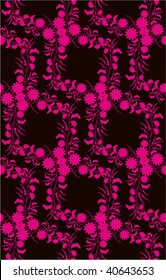 Seamless floral pattern. Vector.