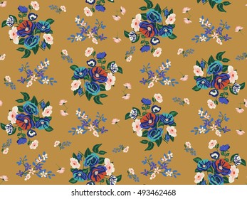 Seamless Floral Pattern in vector