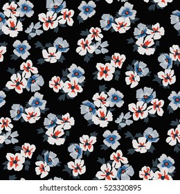 Seamless Floral Pattern in vector
