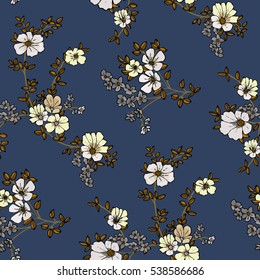 Seamless Floral Pattern in vector