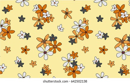 Seamless Floral Pattern in vector