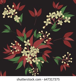 Seamless Floral Pattern in vector