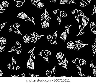 Seamless Floral Pattern in vector