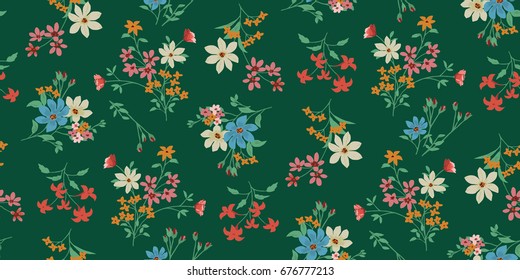 Seamless Floral Pattern in vector