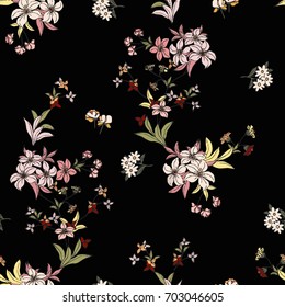 Seamless Floral Pattern in vector