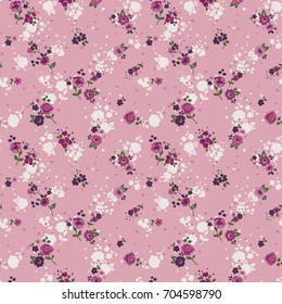 Seamless Floral Pattern in vector