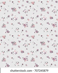 Seamless Ditsy Floral Pattern Vector Stock Vector (Royalty Free ...