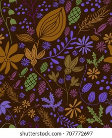 Seamless Floral Pattern in vector