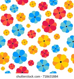 Seamless floral pattern. Vector seamless pattern.