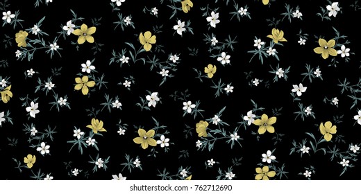 Seamless Floral Pattern in vector