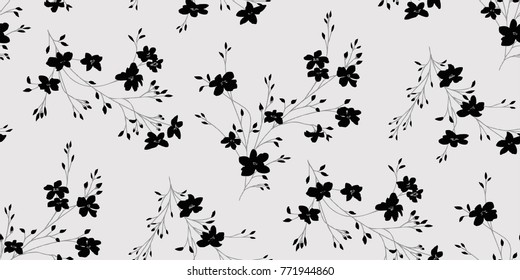 Seamless Floral Pattern in vector