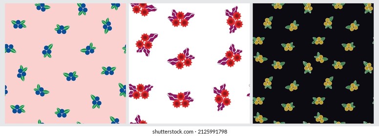 Seamless Floral Pattern in vector. Abstract elegance pattern with floral background. Art flower pattern