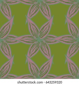 Seamless floral pattern. Vector abstract floral background. Seamless pattern with many small blue flowers.