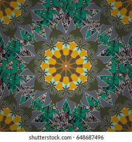 Seamless floral pattern. Vector abstract background. 