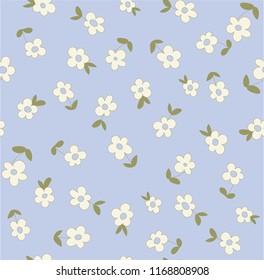 Seamless Floral Pattern in vector all over print. sample flower pattern