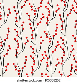 seamless floral pattern. vector background