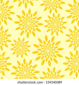 Seamless floral pattern. Vector background