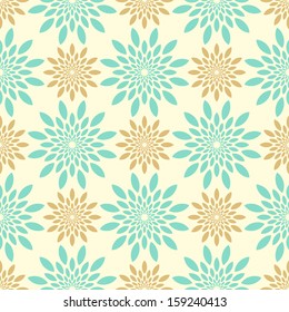 Seamless floral pattern. Vector background