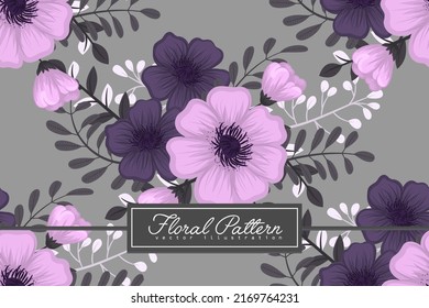 Seamless Floral Pattern in vector. Background
