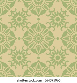 seamless floral pattern, vector background