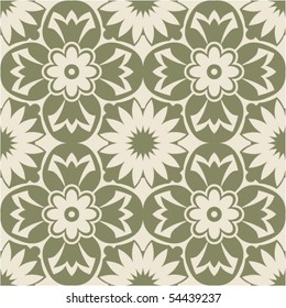 seamless floral pattern, vector background