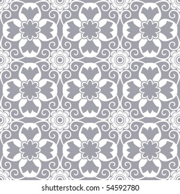 seamless floral pattern, vector background