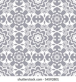 seamless floral pattern, vector background