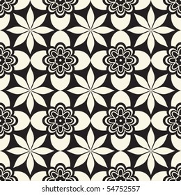 seamless floral pattern, vector background