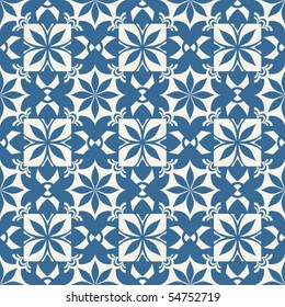 seamless floral pattern, vector background