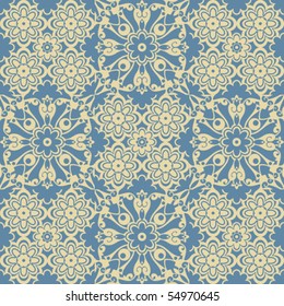 seamless floral pattern, vector background
