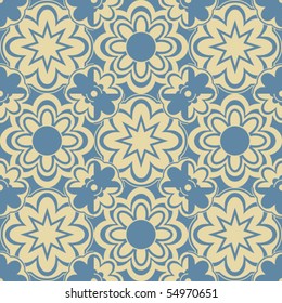 seamless floral pattern, vector background