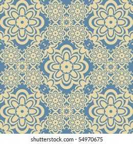 seamless floral pattern, vector background
