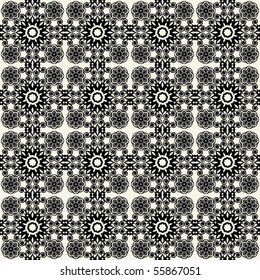 seamless floral pattern, vector background