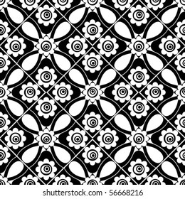 seamless floral pattern, vector background