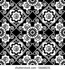 seamless floral pattern, vector background