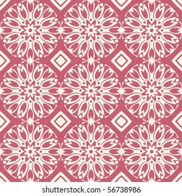 seamless floral pattern, vector background