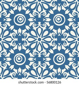 seamless floral pattern, vector background