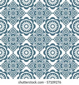 seamless floral pattern, vector background